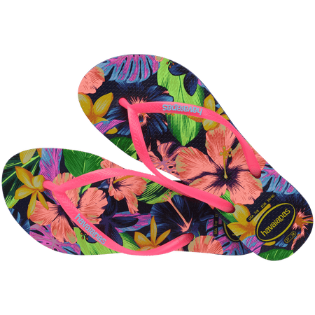 Slim Floral Neon