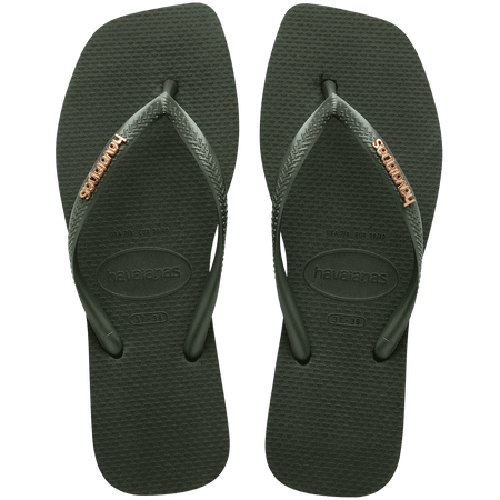 Slim Square Logo Metallic