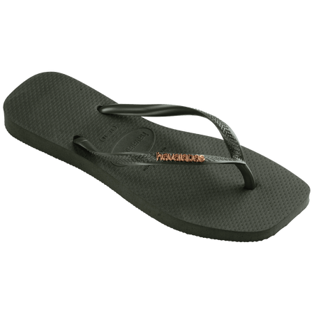 Slim Square Logo Metallic