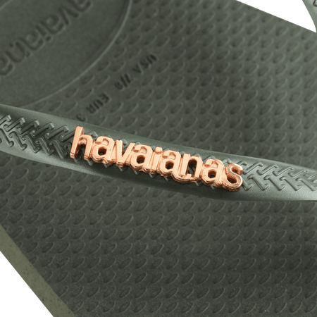 Slim Square Logo Metallic