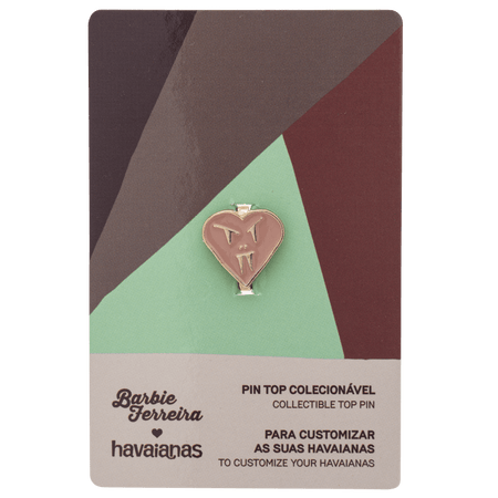 Pin Heart Barbie Ferreira
